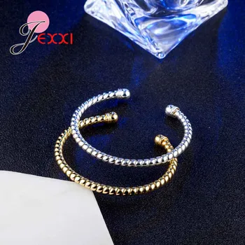 Cute Silver/Gold Cuff Bracelets For Women Couple Bithday Valentine's Day Gift Fashion Open Bangles Accessory Wedding Party
Cute Silver/Gold Cuff Bracelets For Women Couple Bithday Valentine's Day Gift Fashion Open Bangles Accessory Wedding Party