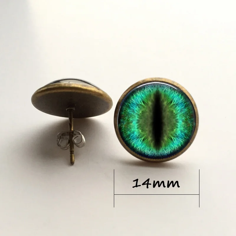 classic green Dragon Eye stud earring personality art cat eyes picture, handmade colorful photo eye glass dome earrings jewelry,
classic green Dragon Eye stud earring personality art cat eyes picture, handmade colorful photo eye glass dome earrings jewelry,