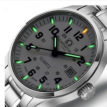 Carnival Men Tritium Light Watch T25 Date Quartz Japan Movement Tritium Gas Luminous Military Watch Luxury Gift
Carnival Men Tritium Light Watch T25 Date Quartz Japan Movement Tritium Gas Luminous Military Watch Luxury Gift
