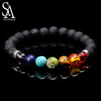 SA SILVERAGE New Bracelet Natural Stone Round 8mm Purple Crystal Beads Bracelets 2019 Energy Beads Yoga Wristband For Men Women
SA SILVERAGE New Bracelet Natural Stone Round 8mm Purple Crystal Beads Bracelets 2019 Energy Beads Yoga Wristband For Men Women
