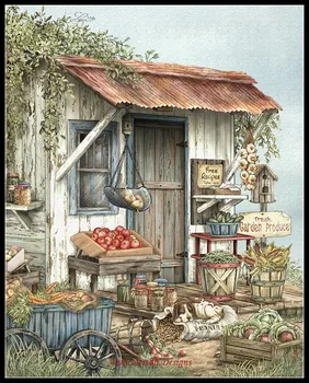 Embroidery Counted Cross Stitch Kits Needlework - Crafts 14 ct DMC DIY Arts Handmade Decor - Uncle Ralphs Veggies
Embroidery Counted Cross Stitch Kits Needlework - Crafts 14 ct DMC DIY Arts Handmade Decor - Uncle Ralphs Veggies