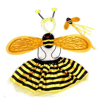 Fashion Children Girls Princess Bee Ladybug Wings Headband Magic Wand Skirt Cosplay Props Halloween Party
Fashion Children Girls Princess Bee Ladybug Wings Headband Magic Wand Skirt Cosplay Props Halloween Party