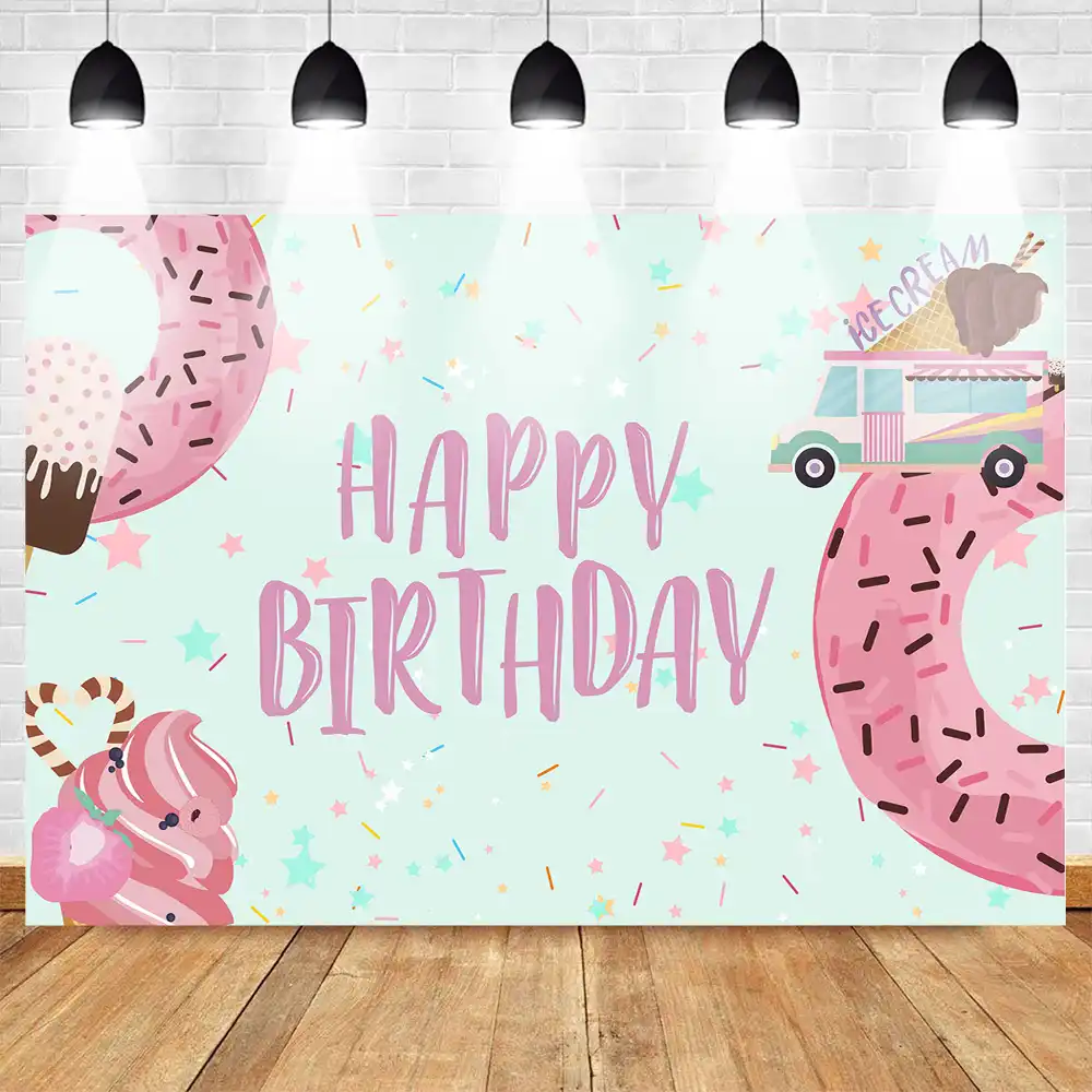 mohofoto birthday backdrop for photography celebration party