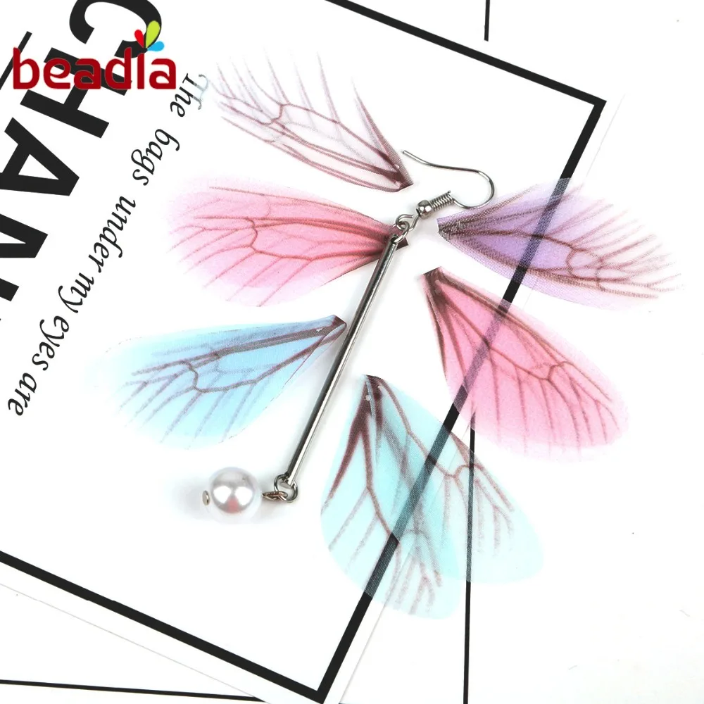 Hot Fashion 4pcs Butterfly Wings DIY Earring Craft Accessories Findings Gauze Yarn Fashion Jewelry Charms Woman Jewelry Making
Hot Fashion 4pcs Butterfly Wings DIY Earring Craft Accessories Findings Gauze Yarn Fashion Jewelry Charms Woman Jewelry Making