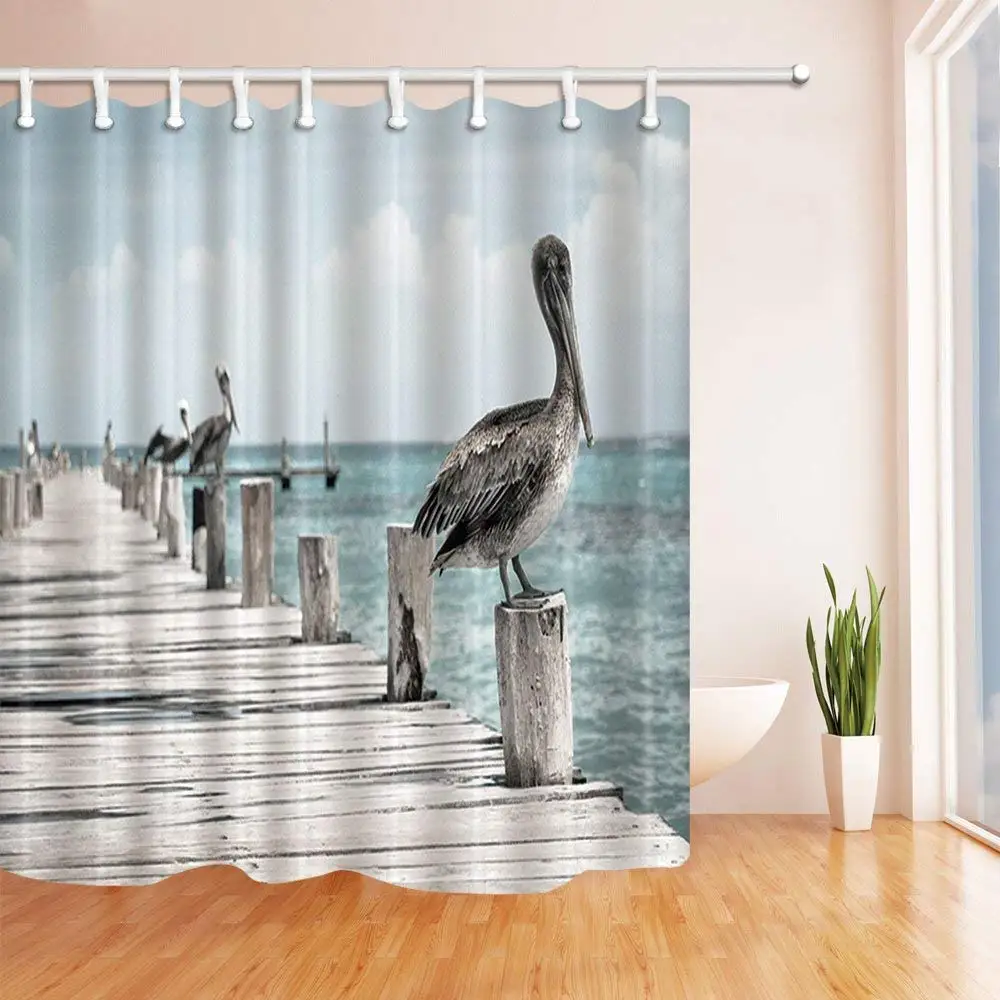 Декор птиц Pelicans on Wood of Bridge Over Sea Shower, занавески из полиэстера, украшения для ванной
Декор птиц Pelicans on Wood of Bridge Over Sea Shower, занавески из полиэстера, украшения для ванной