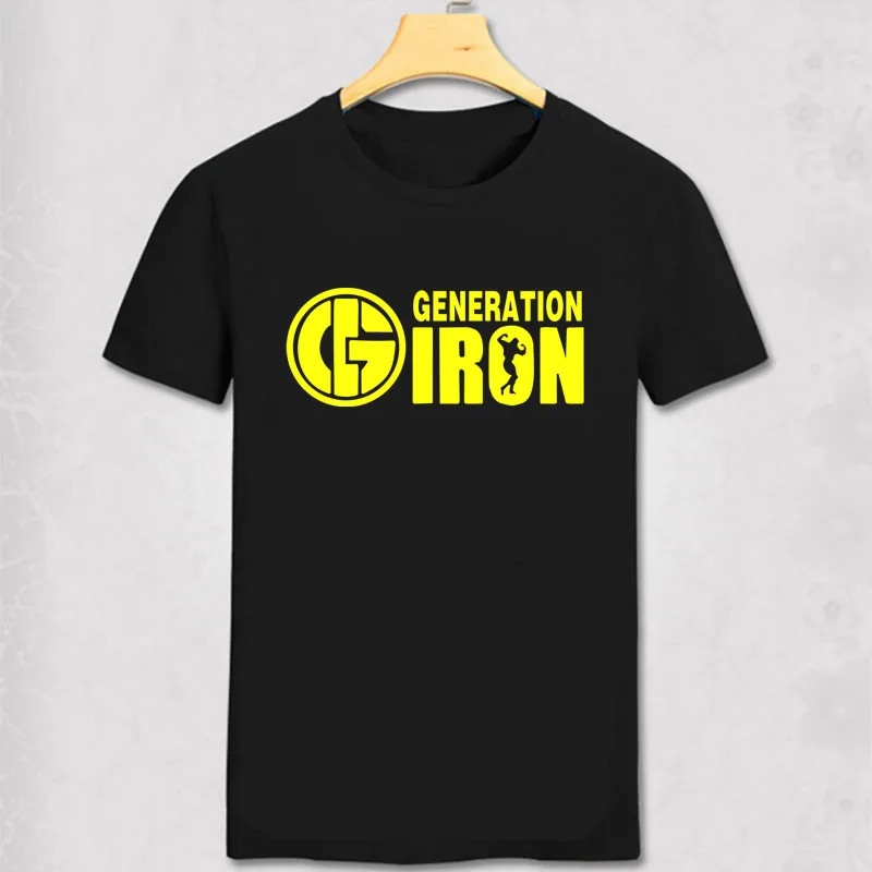 Generation Iron T-Shirt Golds Gym Bodybuilding Arnold Schwarzenegger T Shirt Schwarzenegger Cotton Tops Tee Homme camiseta
Generation Iron T-Shirt Golds Gym Bodybuilding Arnold Schwarzenegger T Shirt Schwarzenegger Cotton Tops Tee Homme camiseta