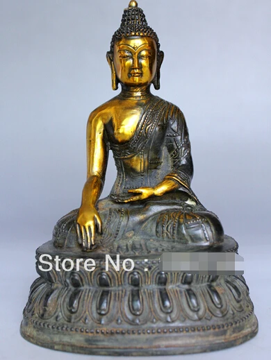 0 Rare Old Collectable Tibet Pure bronze Buddhism Buddha Sakyamuni Buddha Statue
0 Rare Old Collectable Tibet Pure bronze Buddhism Buddha Sakyamuni Buddha Statue