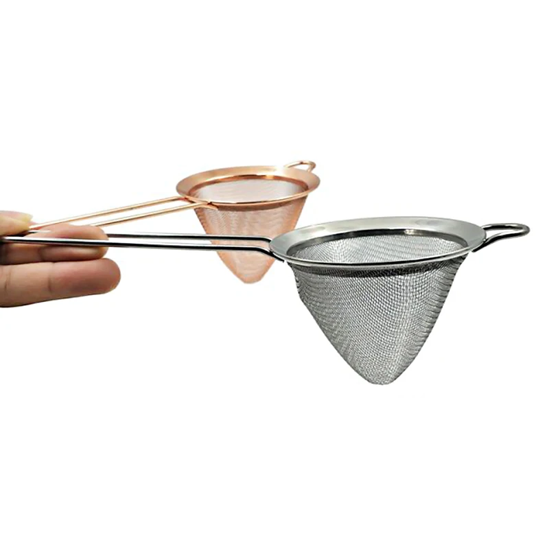 Professional Bar Tools Cocktail Strainer Fine Mesh Stainless Steel Conical Strainers Premium Cone | Дом и сад