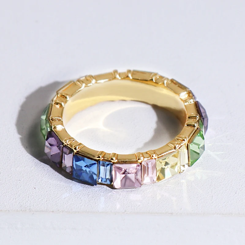 rainbow baguette cubic zirconia cz Gold filled engagement band ring for women USA hot selling drop shipping female jewelry
rainbow baguette cubic zirconia cz Gold filled engagement band ring for women USA hot selling drop shipping female jewelry