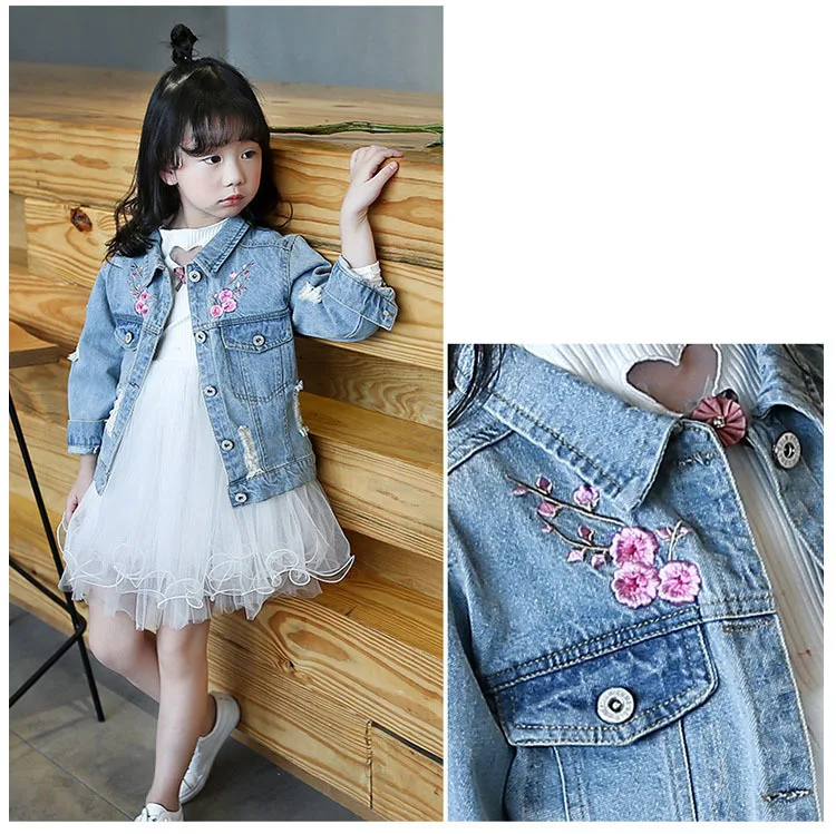 Embroidered Florals Denim Jackets For Teens Girls Autumn 2019 Fashion Broken Hole Jeans Coats Clothing Children Outerwear Tops (9).jpg