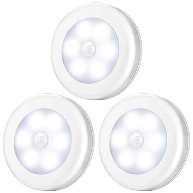 6 LED Infrared PIR Motion Sensor 6 Led Night Light Wireless Detector Light Wall Lamp Light Auto On/Off Closet Battery Power
6 LED Infrared PIR Motion Sensor 6 Led Night Light Wireless Detector Light Wall Lamp Light Auto On/Off Closet Battery Power