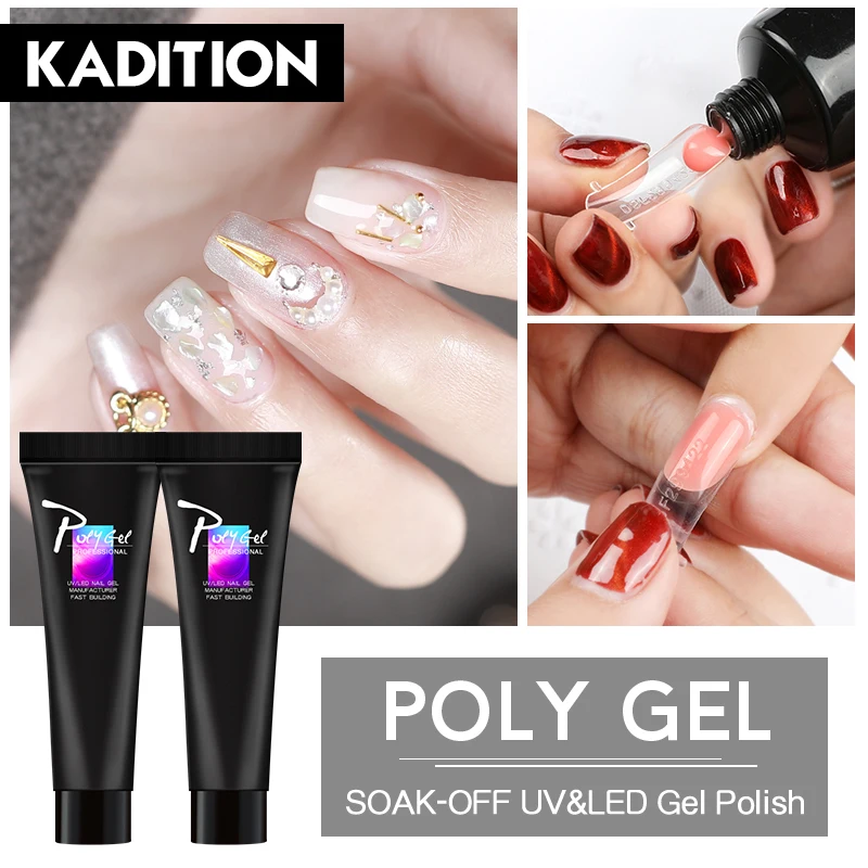 KADITION PolyGel Nail Extend Building Finger Poly Gel 9color Soak Off Extension Camouflage UV LED French Nail Art Gel Varnish
KADITION PolyGel Nail Extend Building Finger Poly Gel 9color Soak Off Extension Camouflage UV LED French Nail Art Gel Varnish