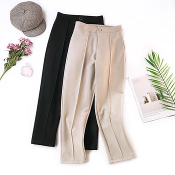 New Winter Autumn Woolen Pants Women Korean High Waist Loose Pants Casual Wool Harem Pant Woman Warm Female Long Trousers
New Winter Autumn Woolen Pants Women Korean High Waist Loose Pants Casual Wool Harem Pant Woman Warm Female Long Trousers