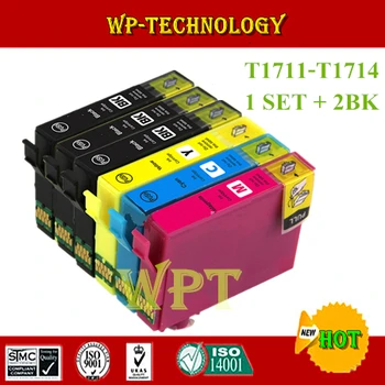 One set plus 2BK compatible ink cartridge suit for T1711 -T1714 ,suit for Epson XP-33/103/203/207/303/306/403/406/313/413 etc
One set plus 2BK compatible ink cartridge suit for T1711 -T1714 ,suit for Epson XP-33/103/203/207/303/306/403/406/313/413 etc