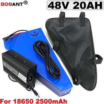 13S 48V 20Ah Triangle E-bike Lithium Battery for 800W 1000W Motor 48v Electric bike bicycle Battery pack with 5A Charger +a Bag
13S 48V 20Ah Triangle E-bike Lithium Battery for 800W 1000W Motor 48v Electric bike bicycle Battery pack with 5A Charger +a Bag