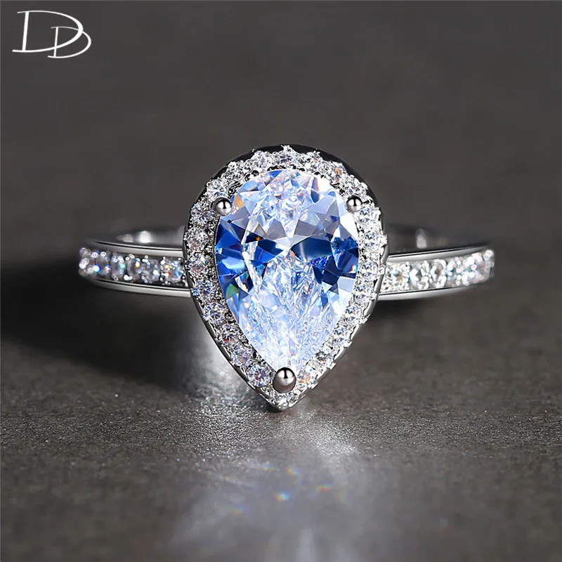 DODO Fancy Shining Water Drop Zircon Rings Silver Color Fashion Jewelry Engagement Anel Vintage Finger Ring Drop Shipping R405
DODO Fancy Shining Water Drop Zircon Rings Silver Color Fashion Jewelry Engagement Anel Vintage Finger Ring Drop Shipping R405