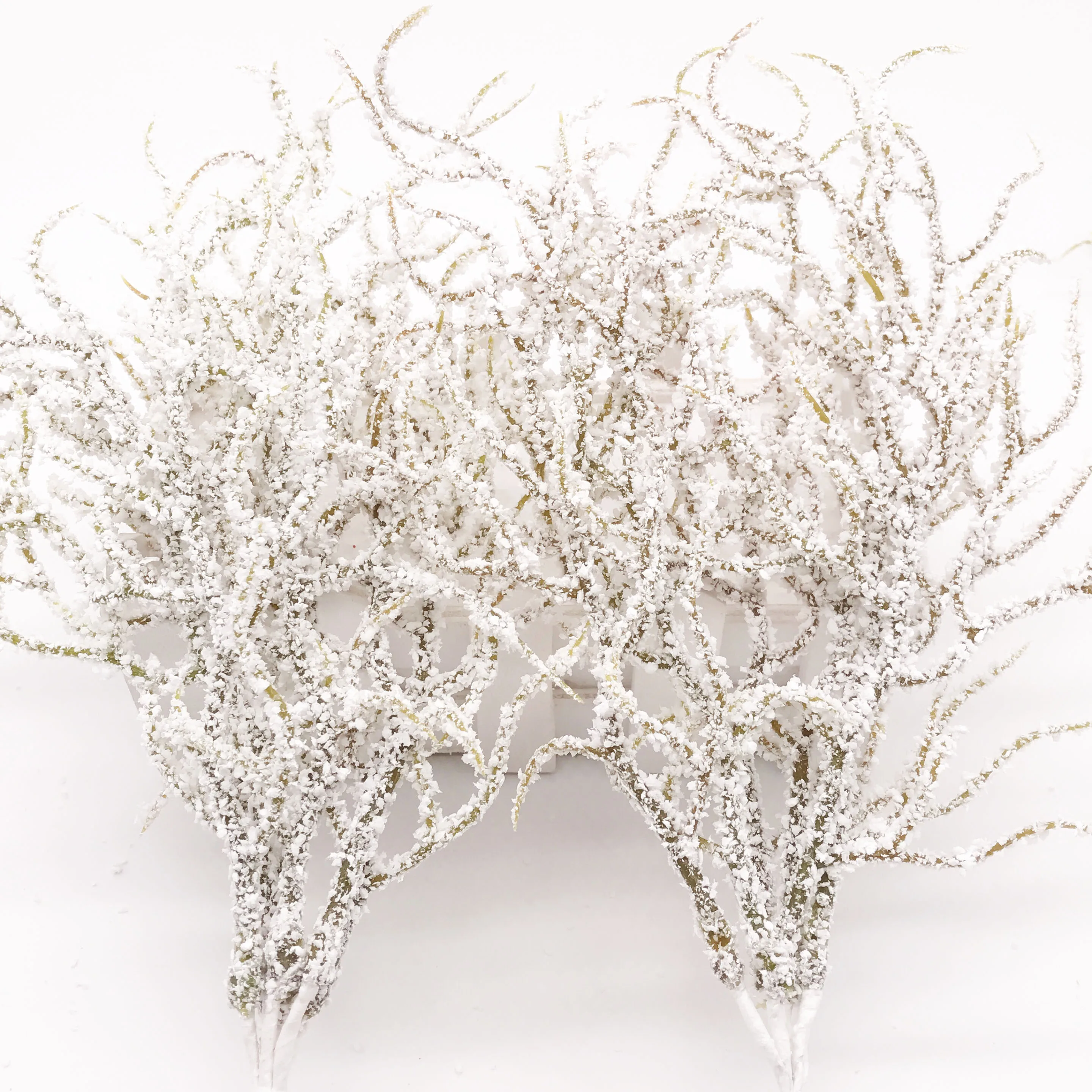 Искусственная белая трава 6 шт. искусственные цветы для свадьбы Рождества декор
