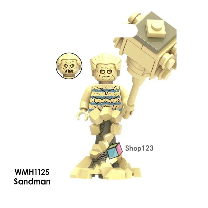 Single Sandman Marvel Spiderman Villian Shocker Vulture Hydro-man Venom Green Goblin Building Blocks Toys for Children
Single Sandman Marvel Spiderman Villian Shocker Vulture Hydro-man Venom Green Goblin Building Blocks Toys for Children