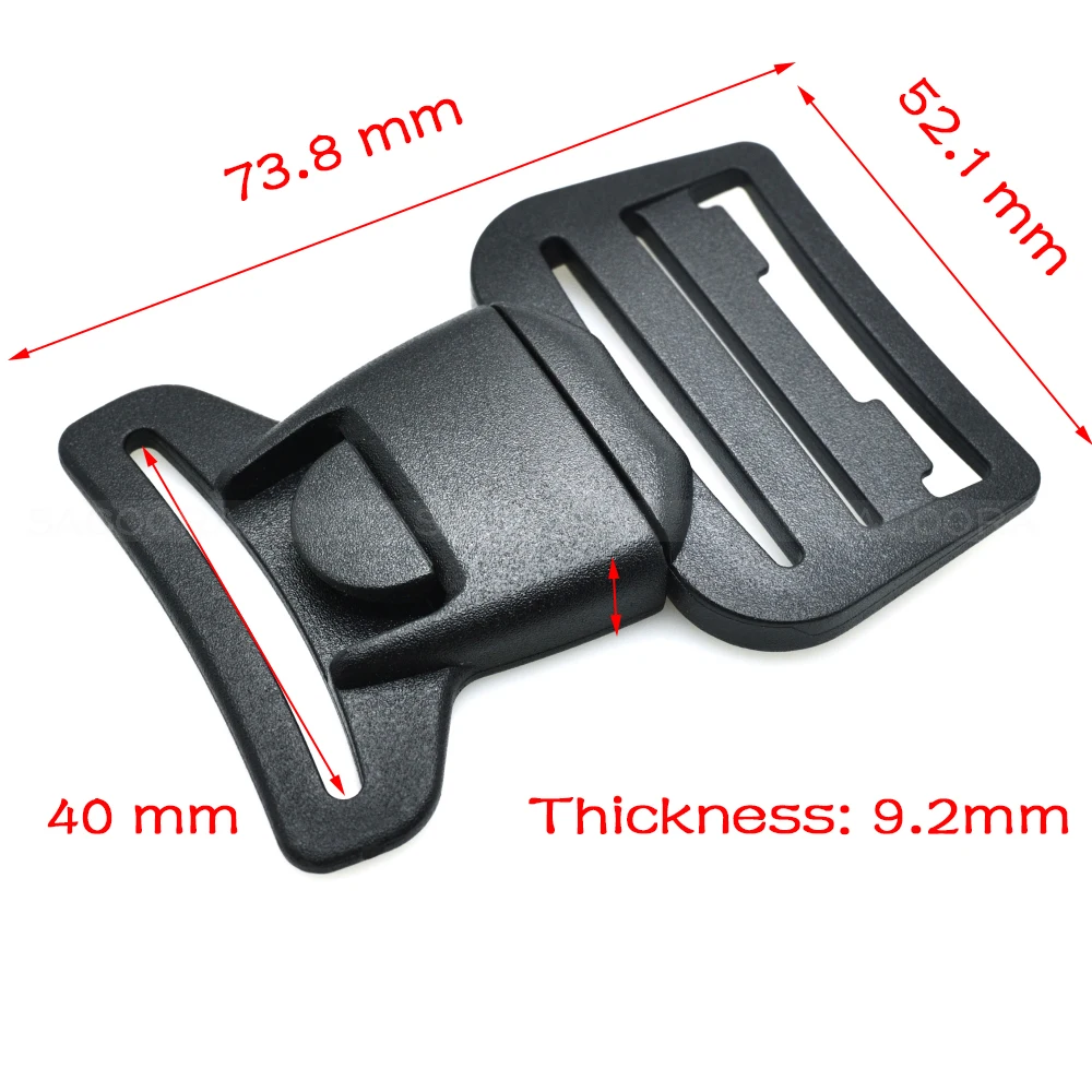 2pcs/pack Pack 1-1/2"(40mm) Webbing Center Release Buckle Plastic for Hiking Camping Bags
2pcs/pack Pack 1-1/2"(40mm) Webbing Center Release Buckle Plastic for Hiking Camping Bags