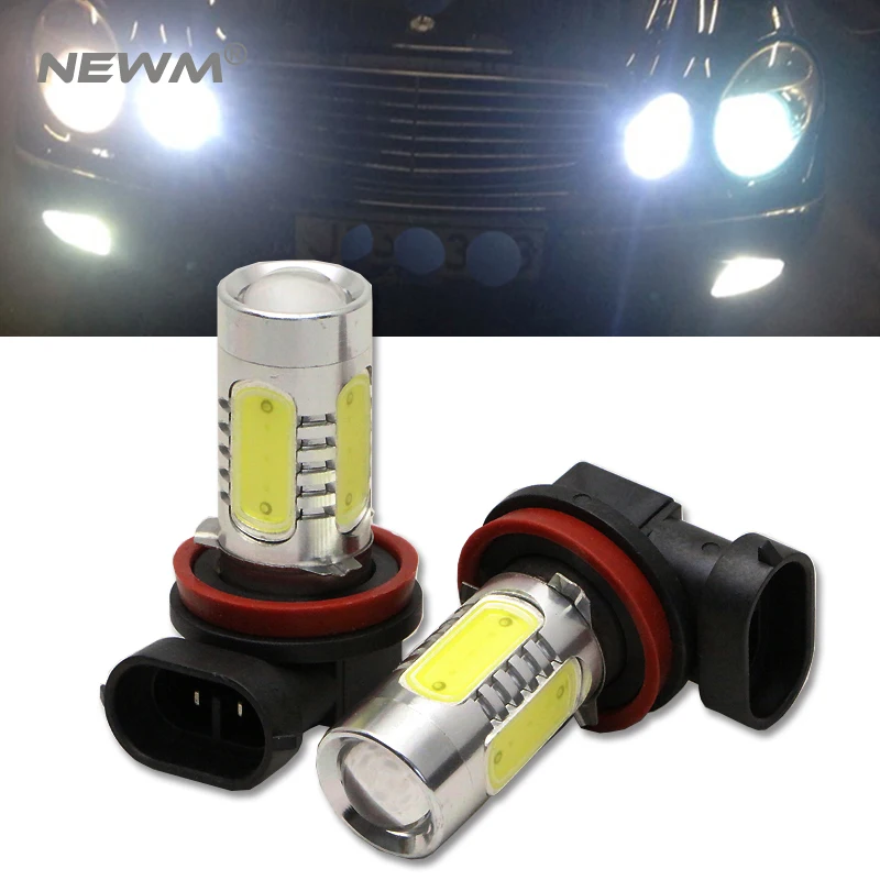 H11/H9/H8 LED Fog Light Lamp Bulb 11W CREE Chip COB LED Chip Technology (White) 2pcs
H11/H9/H8 LED Fog Light Lamp Bulb 11W CREE Chip COB LED Chip Technology (White) 2pcs