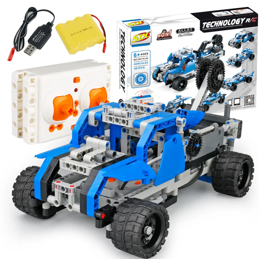SDL 2017A-24 2 Channels DIY Blocking Remote Control Vehicle Car educational toys for children
SDL 2017A-24 2 Channels DIY Blocking Remote Control Vehicle Car educational toys for children