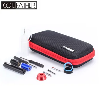 Coil Father X6 Portable Vape Tool Kit Bag Tweezers Pliers Wire Vape Band Coil Jig Cotton E Cigarette Accessories
Coil Father X6 Portable Vape Tool Kit Bag Tweezers Pliers Wire Vape Band Coil Jig Cotton E Cigarette Accessories