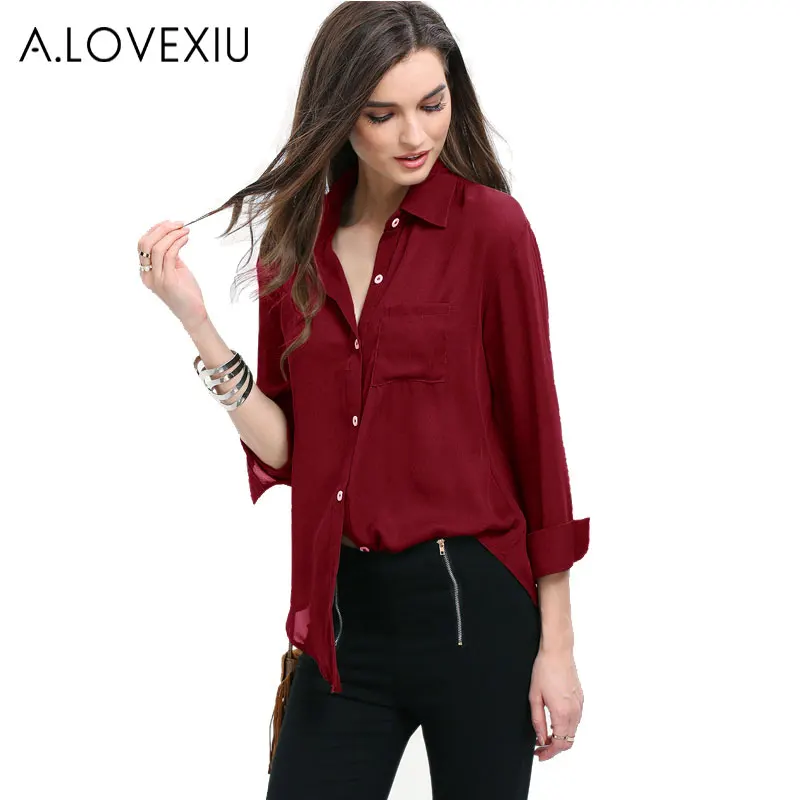 Women Blouses Long Sleeve Red Blouse Shirt Women 2017 Casual Women Shirt Female Tops Chemise Femme Blouses Shirt
Women Blouses Long Sleeve Red Blouse Shirt Women 2017 Casual Women Shirt Female Tops Chemise Femme Blouses Shirt