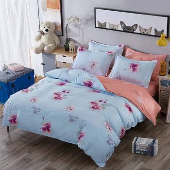 Flowers Home Textile Flower Printed 3/4pcs Bedding Set Bed Cover Bed Sheet Duvet Cover Pillowcase Bed Linen Bedclothes Queen
Flowers Home Textile Flower Printed 3/4pcs Bedding Set Bed Cover Bed Sheet Duvet Cover Pillowcase Bed Linen Bedclothes Queen