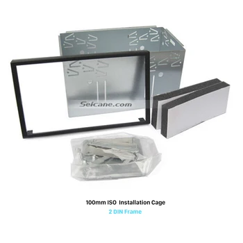 Seicane Nice 100mm Double Din ISO Metal Installation Cage with Brackets Keys Screws for Car Radio Dash CD Audio Refitting
Seicane Nice 100mm Double Din ISO Metal Installation Cage with Brackets Keys Screws for Car Radio Dash CD Audio Refitting