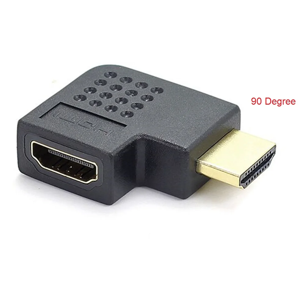 HDMI Adapter Converter 90 Degree 270 Degree Angle Adapter 1080P Male to Female Extension Converter for HDTV Laptop PS3 Game Box
HDMI Adapter Converter 90 Degree 270 Degree Angle Adapter 1080P Male to Female Extension Converter for HDTV Laptop PS3 Game Box
