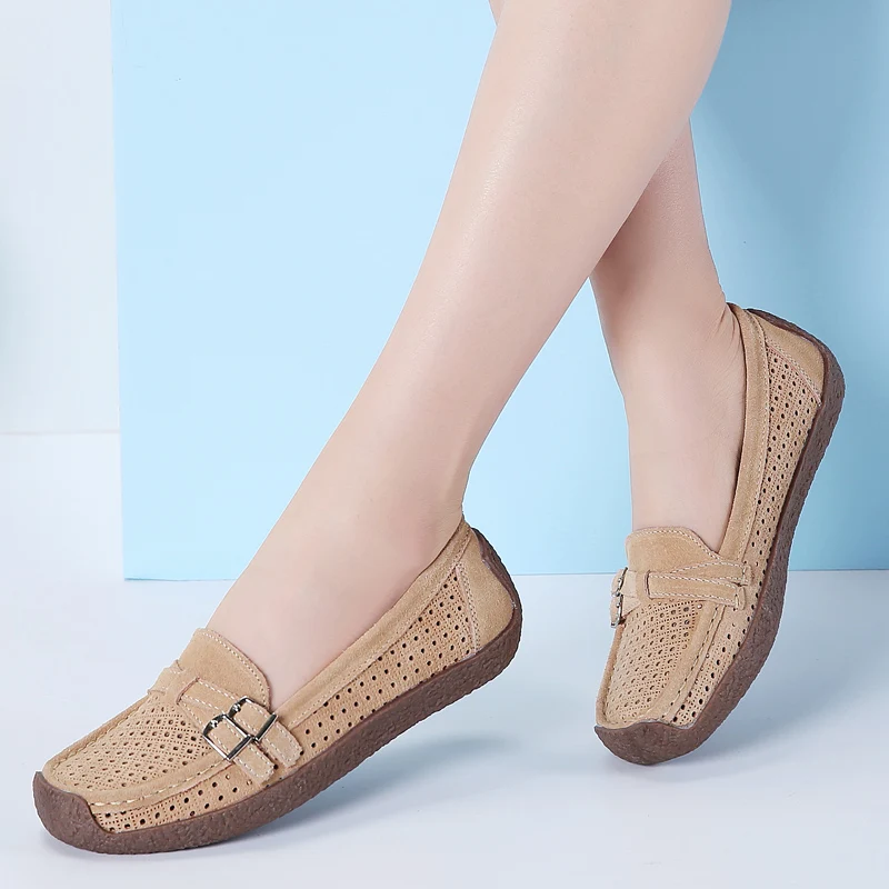 Plardin Spring Autumn Women Moccasins Women's Flats Genuine leather Shoes Woman Lady Loafers Slip On Suede Shoes mocasines mujer
Plardin Spring Autumn Women Moccasins Women's Flats Genuine leather Shoes Woman Lady Loafers Slip On Suede Shoes mocasines mujer