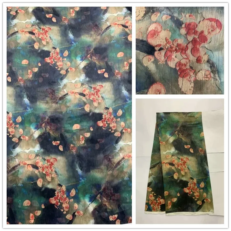 140cm Pink color printed flowers silk fabrics mulberry silk chiffon fabric textile for girls summer dress clothing carf 6M/M Y01
140cm Pink color printed flowers silk fabrics mulberry silk chiffon fabric textile for girls summer dress clothing carf 6M/M Y01
