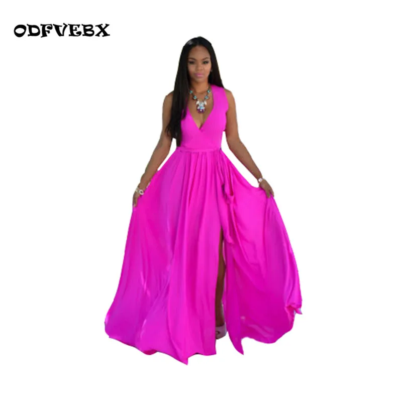 High quality 2019 Summer Female Chiffon Long Dresses Fashion V Neck Loose Sleeveless Spring Sexy Dress Women's clothing ODFVEBX
High quality 2019 Summer Female Chiffon Long Dresses Fashion V Neck Loose Sleeveless Spring Sexy Dress Women's clothing ODFVEBX