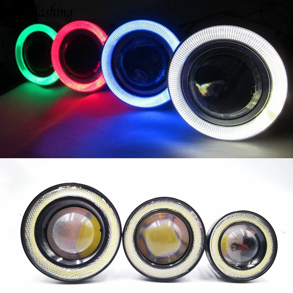 2pcs 12V Universal COB LED DRL Driving Lights white blue pink yellow green red Angel Eyes Fog Lamp 2.5" 3.0" 3.5" 64mm 76mm 89mm
2pcs 12V Universal COB LED DRL Driving Lights white blue pink yellow green red Angel Eyes Fog Lamp 2.5" 3.0" 3.5" 64mm 76mm 89mm