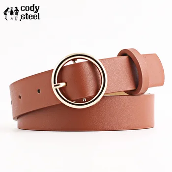 Cody Steel 2019 Women Round Belt Solid Fashion Round Buckle PU Leather Waist Shape Belt Casual Femme
Cody Steel 2019 Women Round Belt Solid Fashion Round Buckle PU Leather Waist Shape Belt Casual Femme