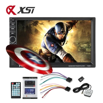XST 2 Din Car Multimedia Player GPS navigation Bluetooth Audio Stereo Car Radio 7"HD MP3 MP5 Touch AUX USB FM Rear View Camera
XST 2 Din Car Multimedia Player GPS navigation Bluetooth Audio Stereo Car Radio 7"HD MP3 MP5 Touch AUX USB FM Rear View Camera