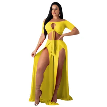Fashion 2019 Summer Sexy 2 Piece Set Women Crop Top And Split Wide Leg Pants Set Beach Outfits Hollow Casual Women Tracksuits
Fashion 2019 Summer Sexy 2 Piece Set Women Crop Top And Split Wide Leg Pants Set Beach Outfits Hollow Casual Women Tracksuits