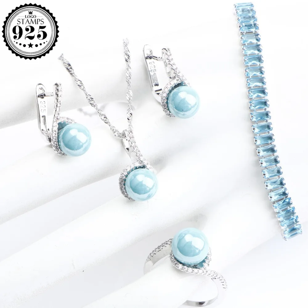 925 Sterling Silver Bridal Pearl Jewelry Set Earrings For Women Wedding Jewelry Bracelet Ring Pendant Necklace Set Gifts Box
925 Sterling Silver Bridal Pearl Jewelry Set Earrings For Women Wedding Jewelry Bracelet Ring Pendant Necklace Set Gifts Box
