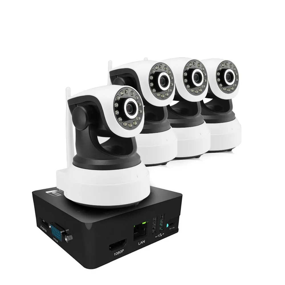 4CH 1080P 2.0MP IP Camera PTZ System Pan Rotate CCTV Outdoor Security HD Video Network P2P Surveillance 8CH Mini NVR Camera kit
4CH 1080P 2.0MP IP Camera PTZ System Pan Rotate CCTV Outdoor Security HD Video Network P2P Surveillance 8CH Mini NVR Camera kit