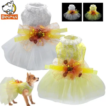 Dog Cat Dress Dog Puppy Clothes Small Pet Apparel for Chihuahua Teddy Yokie Ropa de Cachorro White Yellow S M L XL
Dog Cat Dress Dog Puppy Clothes Small Pet Apparel for Chihuahua Teddy Yokie Ropa de Cachorro White Yellow S M L XL