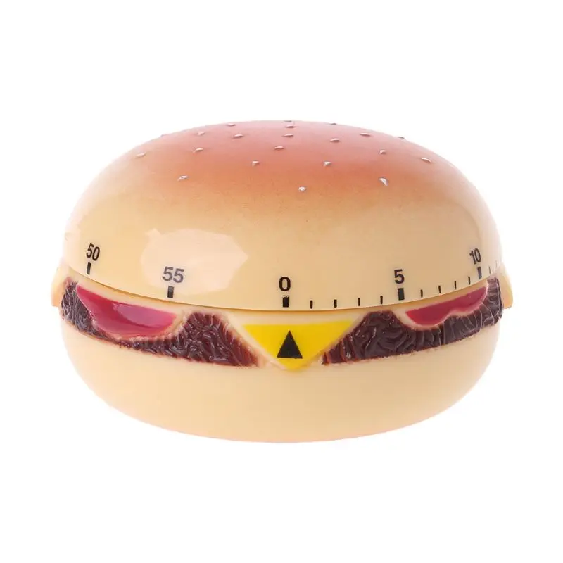 Hamburger 60 Minute Mechanical Timer Countdown Alarm Kitchen Cooking Reminder Tool Home Decor
Hamburger 60 Minute Mechanical Timer Countdown Alarm Kitchen Cooking Reminder Tool Home Decor
