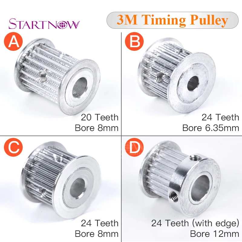 Timing Pulley HTD 3M 20/24 Teeth Width 15 mm Bore 8/12 Synchronous Wheel Gear Pulley with Screw Aluminum For 3D Printer Parts
Timing Pulley HTD 3M 20/24 Teeth Width 15 mm Bore 8/12 Synchronous Wheel Gear Pulley with Screw Aluminum For 3D Printer Parts