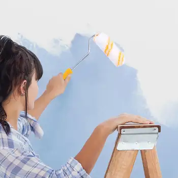 Wall Paint Roller Brush Set Wall Painting Tools Wall Decoration 1 Bracket + 10 Brushes DIY Background Wall Brush Tool
Wall Paint Roller Brush Set Wall Painting Tools Wall Decoration 1 Bracket + 10 Brushes DIY Background Wall Brush Tool