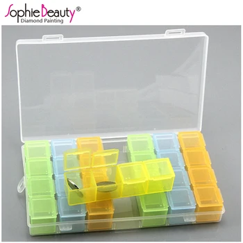 New 4/28 Slots Adjustable Plastic Storage Box Jewelry Pill Clear Case Diamond Painting Coss Stitch Embroidery Beaded Mosaic Tool
New 4/28 Slots Adjustable Plastic Storage Box Jewelry Pill Clear Case Diamond Painting Coss Stitch Embroidery Beaded Mosaic Tool