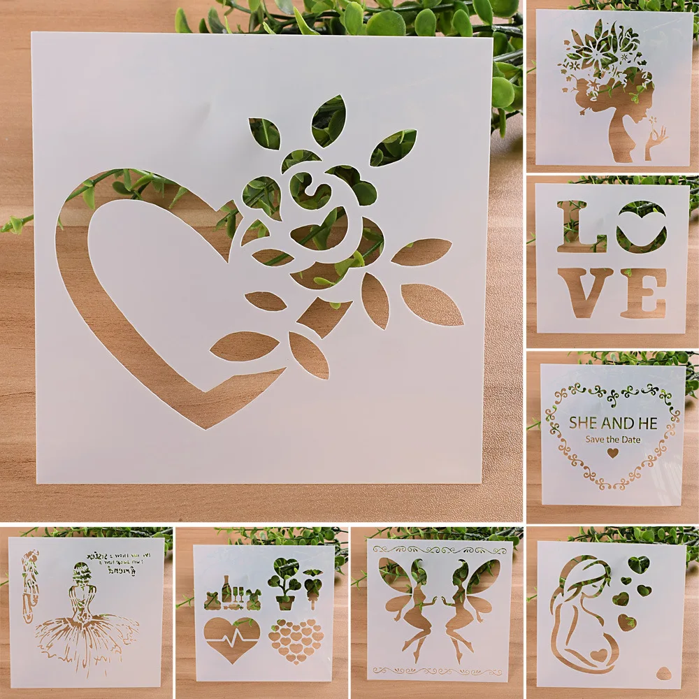13cm Girl Fairy LOVE DIY Craft Layering Stencils Painting Scrapbooking Stamping Embossing Album Decorative Paper Card Template
13cm Girl Fairy LOVE DIY Craft Layering Stencils Painting Scrapbooking Stamping Embossing Album Decorative Paper Card Template