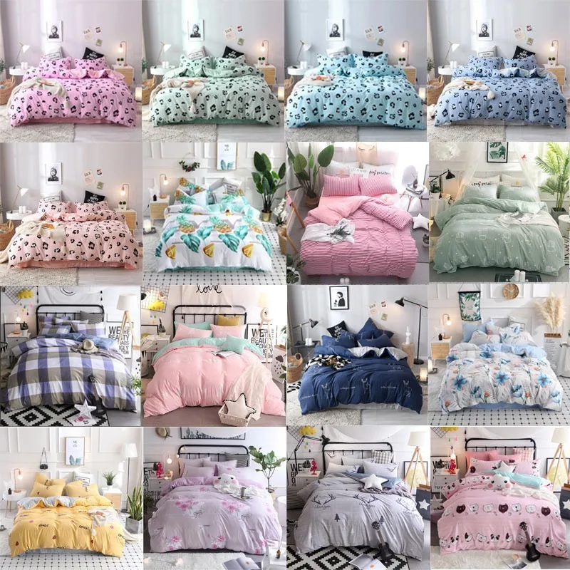 Leopard Bedding Set Quilt Duvet Cover Bed Sheet Pillowcase 4pcs/SET washed Cotton Cartoon Scenery Flower Home Texile New
Leopard Bedding Set Quilt Duvet Cover Bed Sheet Pillowcase 4pcs/SET washed Cotton Cartoon Scenery Flower Home Texile New