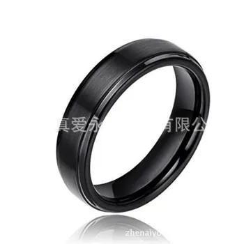 BEIER BASE RINGS 8mm Wedding Band Black Pure Carbide Tungsten Engagement Ring for Men Brushed Mate Center Jewelery Gift BR-W072
BEIER BASE RINGS 8mm Wedding Band Black Pure Carbide Tungsten Engagement Ring for Men Brushed Mate Center Jewelery Gift BR-W072