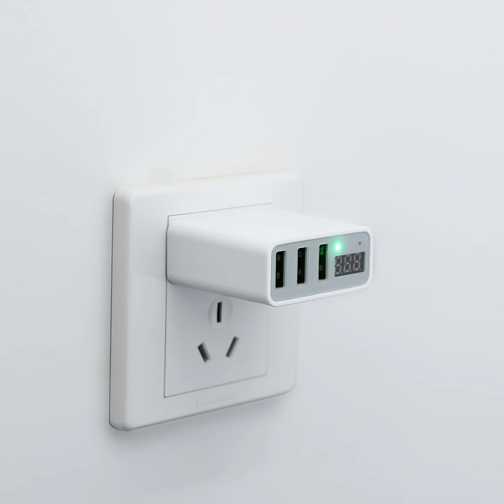 3 Port USB Travel Phone Charger Adapter LED Display Voltage Current Smart Charging Fast Wall Charger for IPhone Samsung
3 Port USB Travel Phone Charger Adapter LED Display Voltage Current Smart Charging Fast Wall Charger for IPhone Samsung