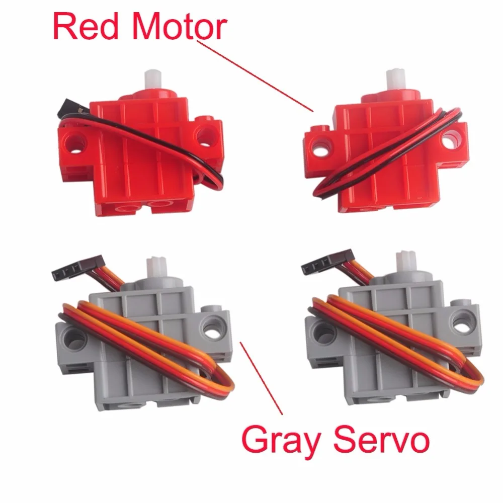 4Pcs 270 Degree Programmable Gray Geek Servos / Red Gear Motor for micro:bit Robotbit LEGO Smart Car Makecode MB0007 MB0008
4Pcs 270 Degree Programmable Gray Geek Servos / Red Gear Motor for micro:bit Robotbit LEGO Smart Car Makecode MB0007 MB0008