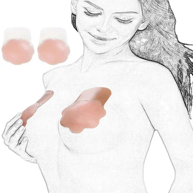 Women Reusable Strapless Self Adhesive Silicone Lift Up Breast Nipple Cover Bra Pad Invisible Breast Petals for Party Dress
Women Reusable Strapless Self Adhesive Silicone Lift Up Breast Nipple Cover Bra Pad Invisible Breast Petals for Party Dress